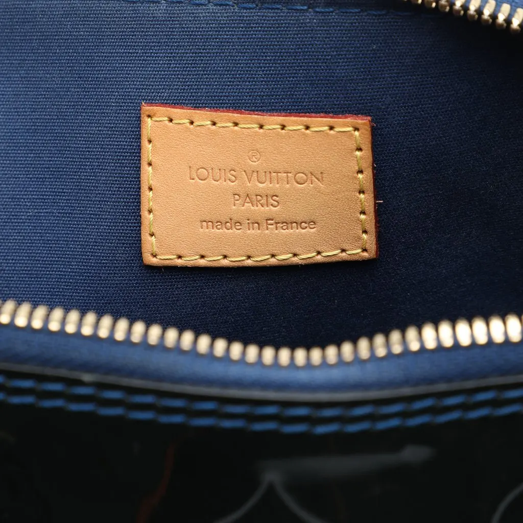 Louis Vuitton Monogram Vernis Alma PM Green Leather Very good - Box View