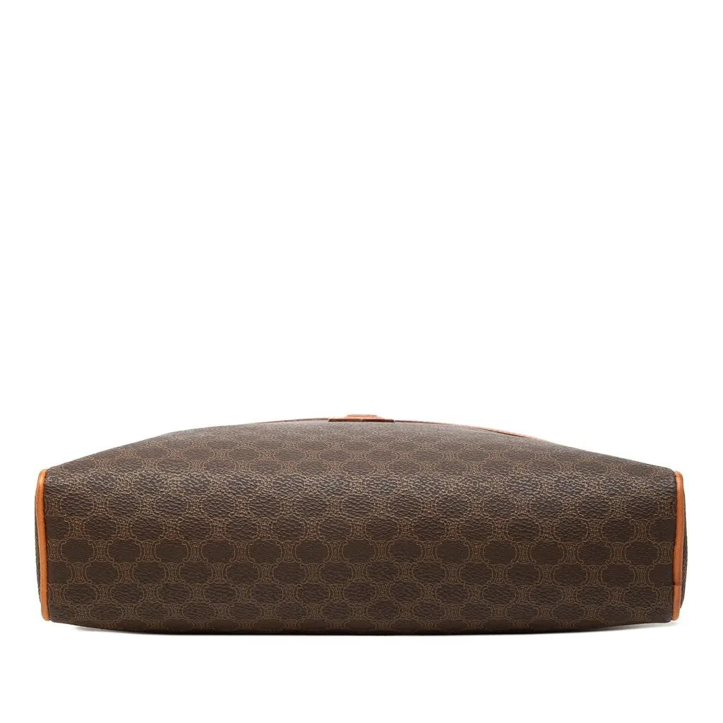 Celine Macadam Coated Canvas Clutch Brown Very good - Inside View