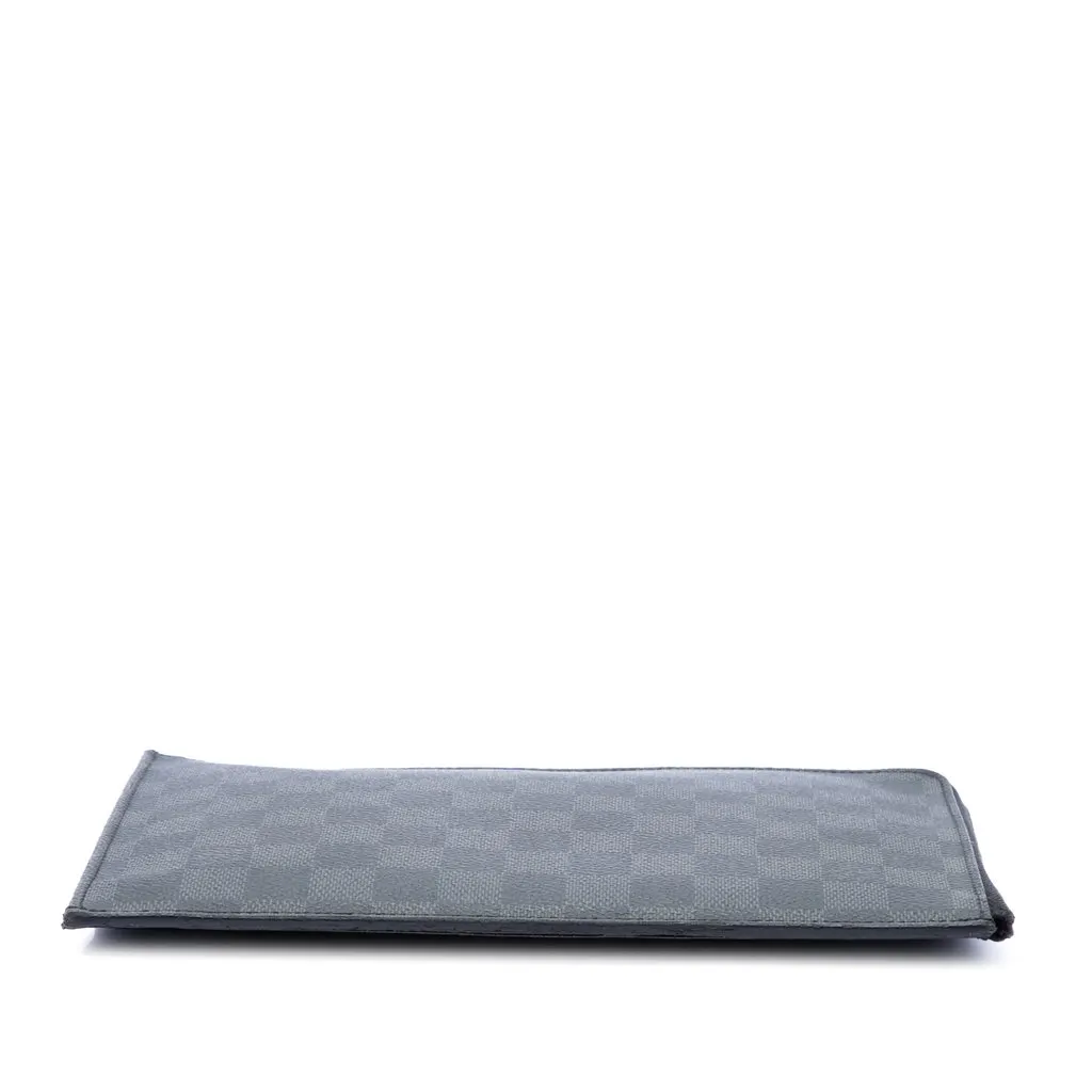 Louis Vuitton Damier Graphite Pochette Jour PM Black Good - Inside View