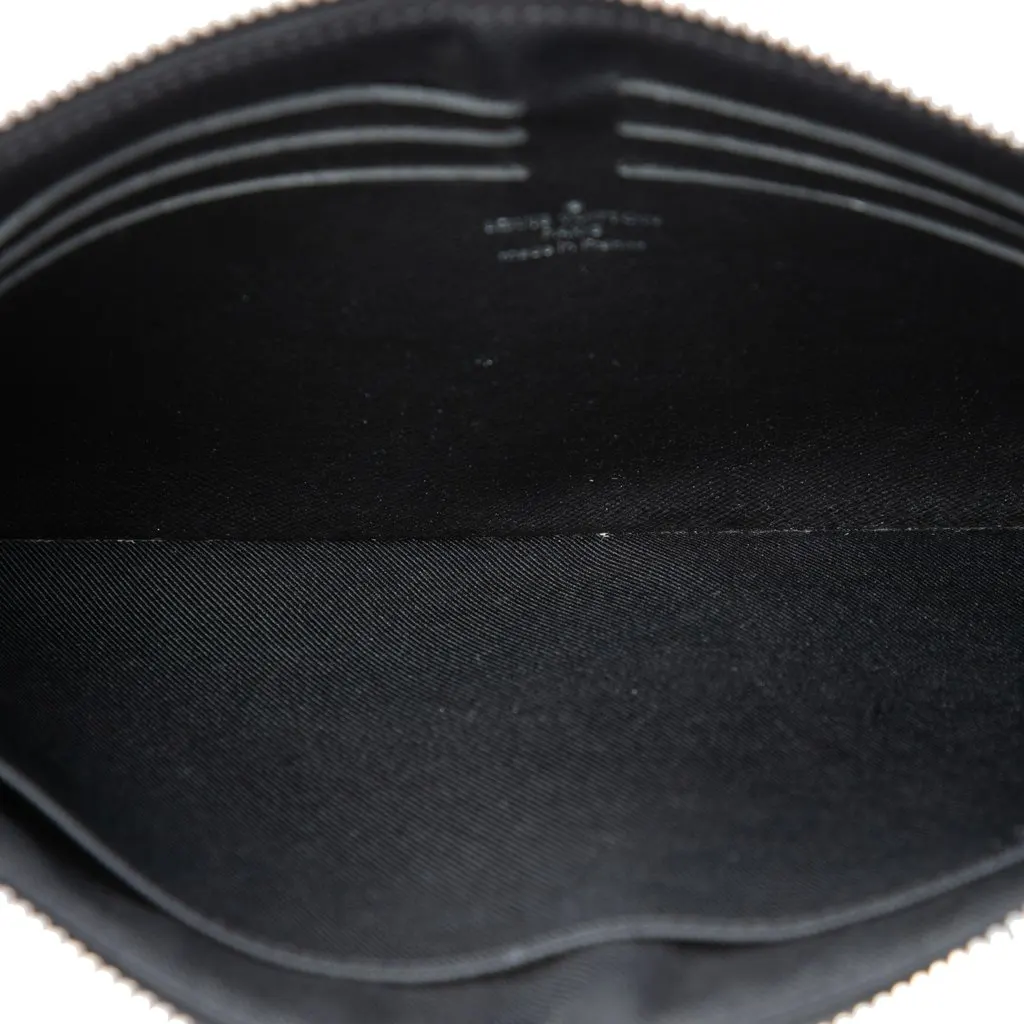 Louis Vuitton Damier Graphite Pochette Jour PM Black Good - Model View