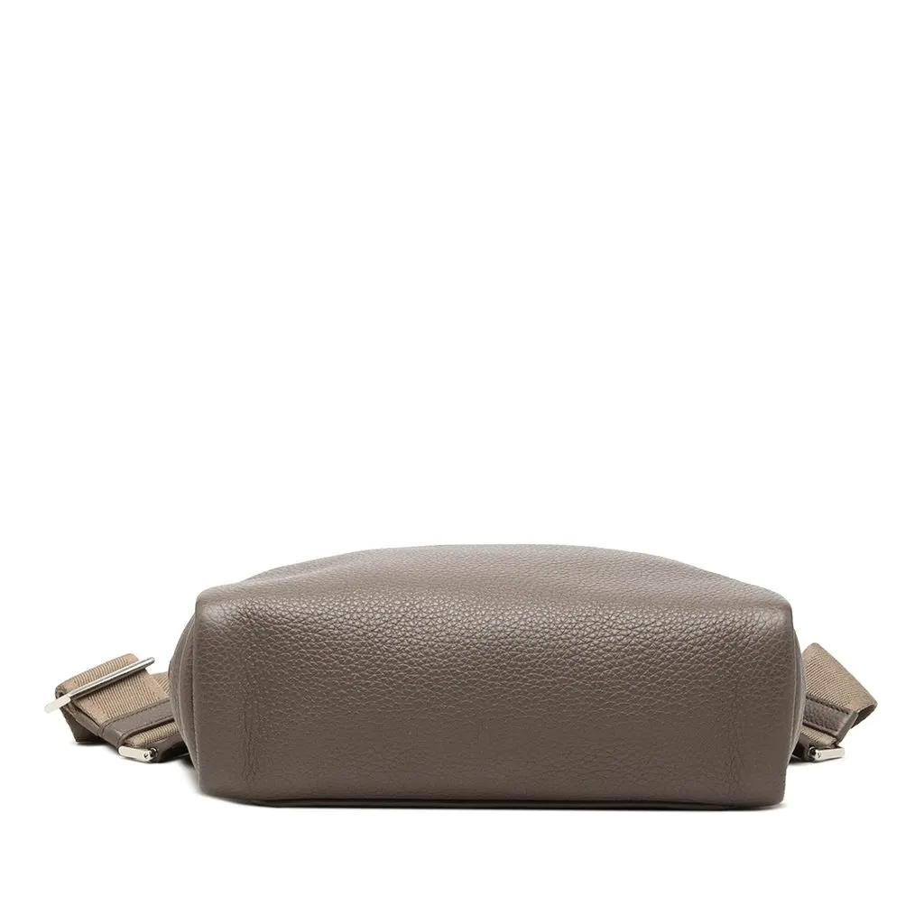 Prada Vitello Daino Zip Belt Bag Brown Leather Very good - Inside View