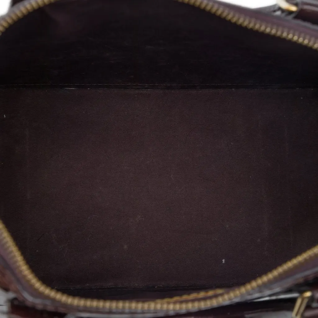 Louis Vuitton Monogram Vernis Alma PM Purple Leather Very good - Model View