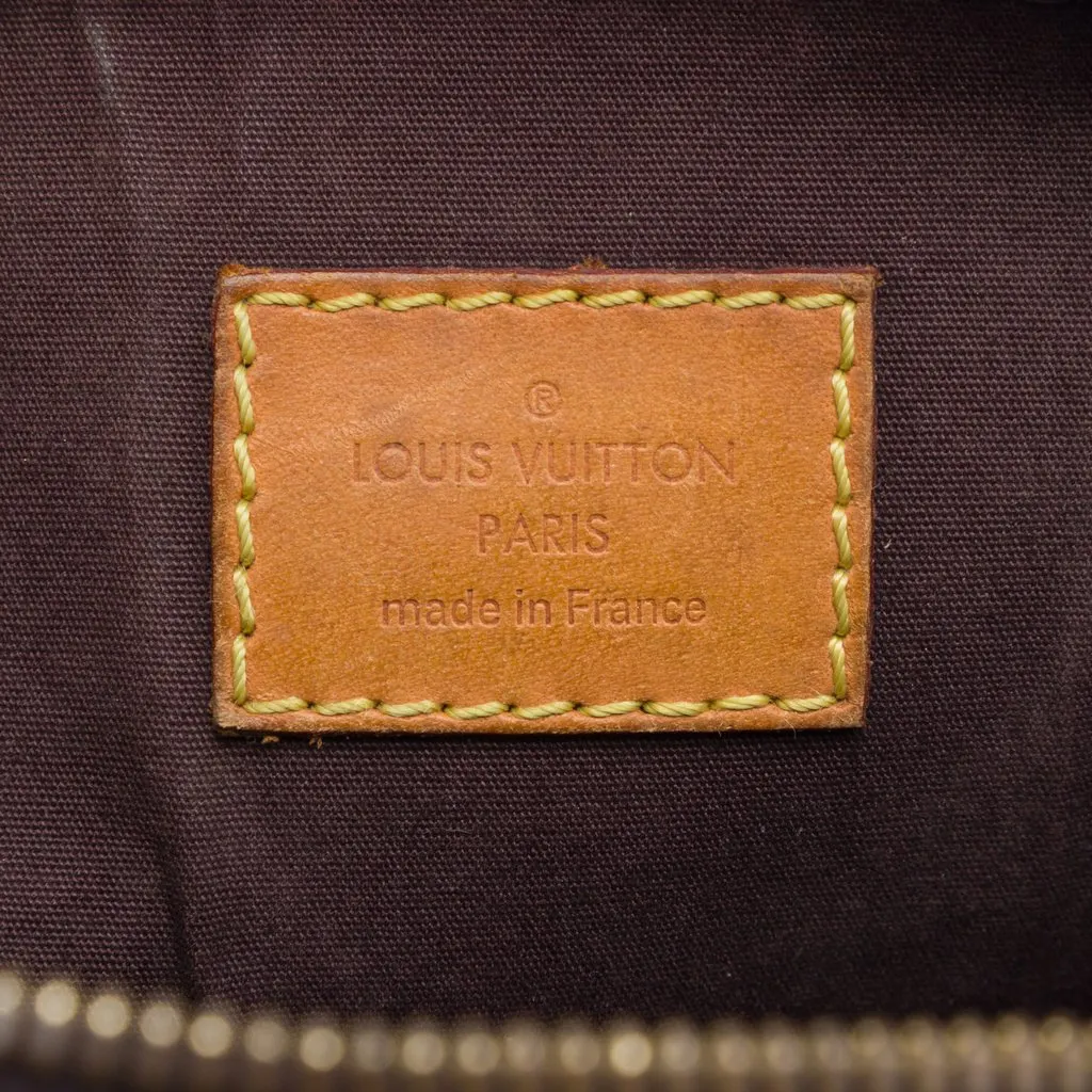 Louis Vuitton Monogram Vernis Alma PM Purple Leather Very good - Box View
