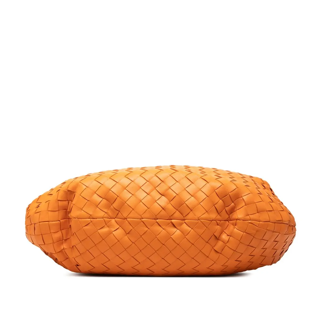 Bottega Veneta Small Nappa Intrecciato Jodie Orange Leather Very good - Inside View