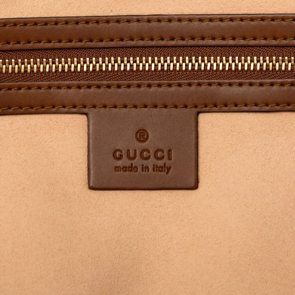 Gucci Medium GG Supreme Convertible Soft Tote Beige Canvas Good - Box View