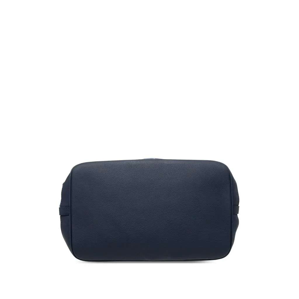 Louis Vuitton Limited Edition Monogram Nylon Ikat Noefull MM Blue Good - Inside View
