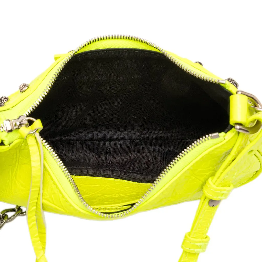 Balenciaga Mini Lambskin Motocross Le Cagole Yellow Leather Very good - Model View