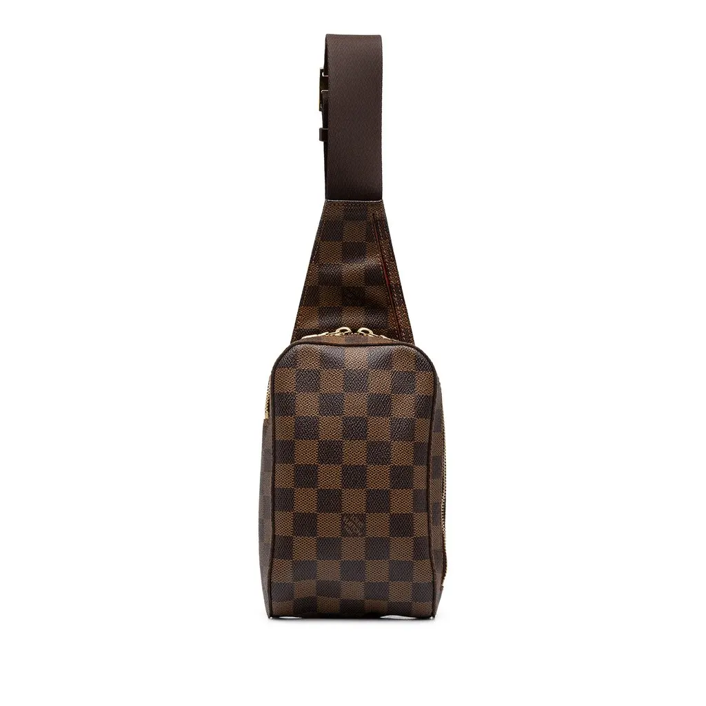 Louis Vuitton Damier Ebene Geronimos Brown Canvas Very good - Front View