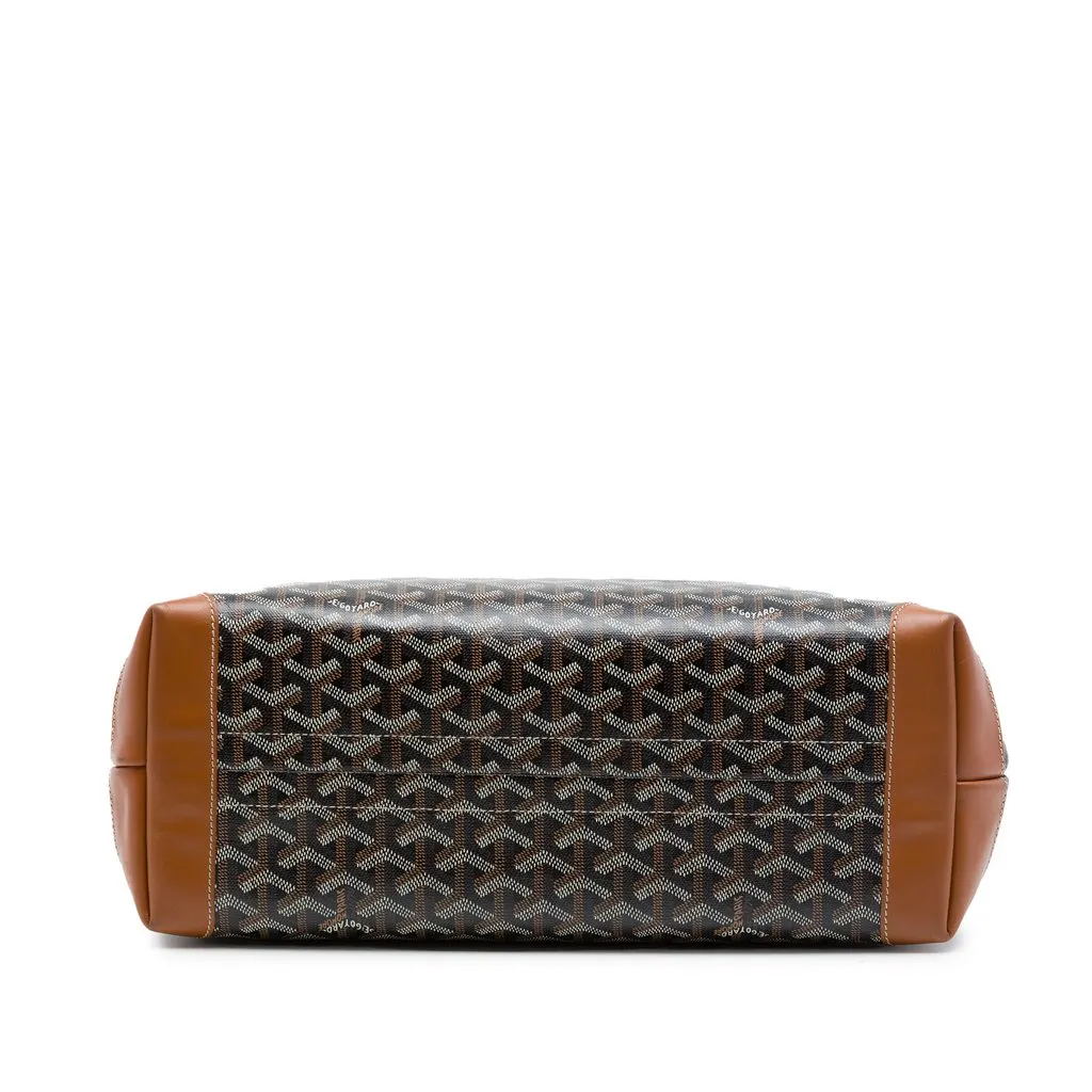 Goyard Goyardine Bellechasse PM Black Canvas Good - Inside View