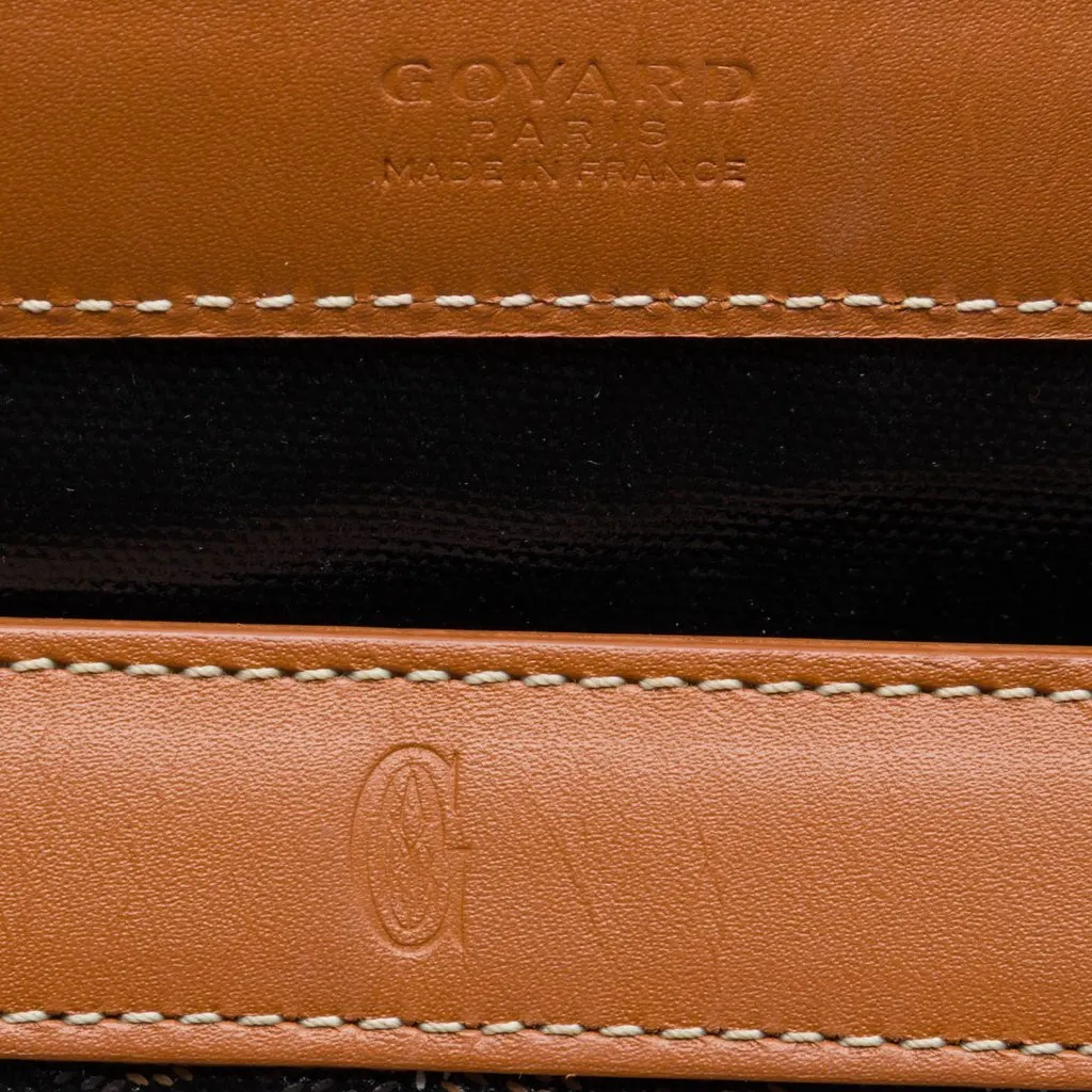 Goyard Goyardine Bellechasse PM Black Canvas Good - Box View