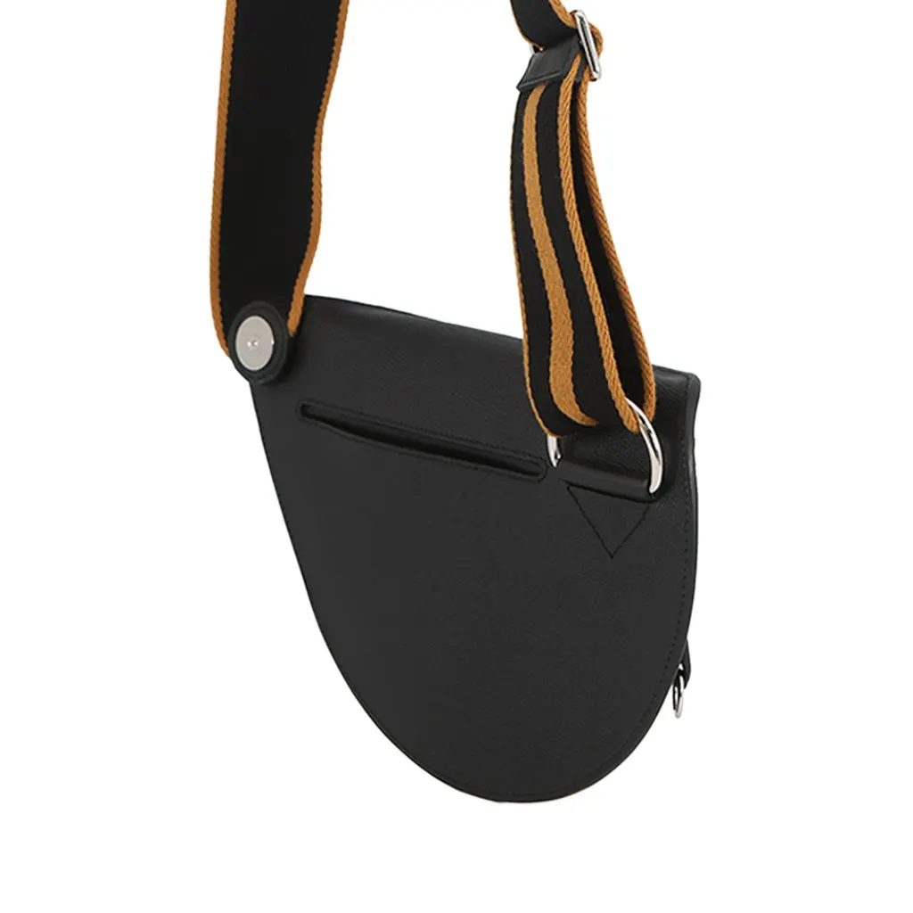 Hermès Epsom Petite Course Black Leather Very good - Back View
