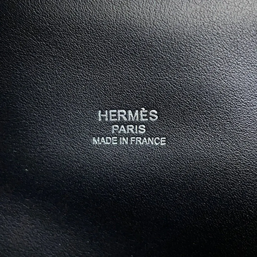 Hermès Epsom Petite Course Black Leather Very good - Box View