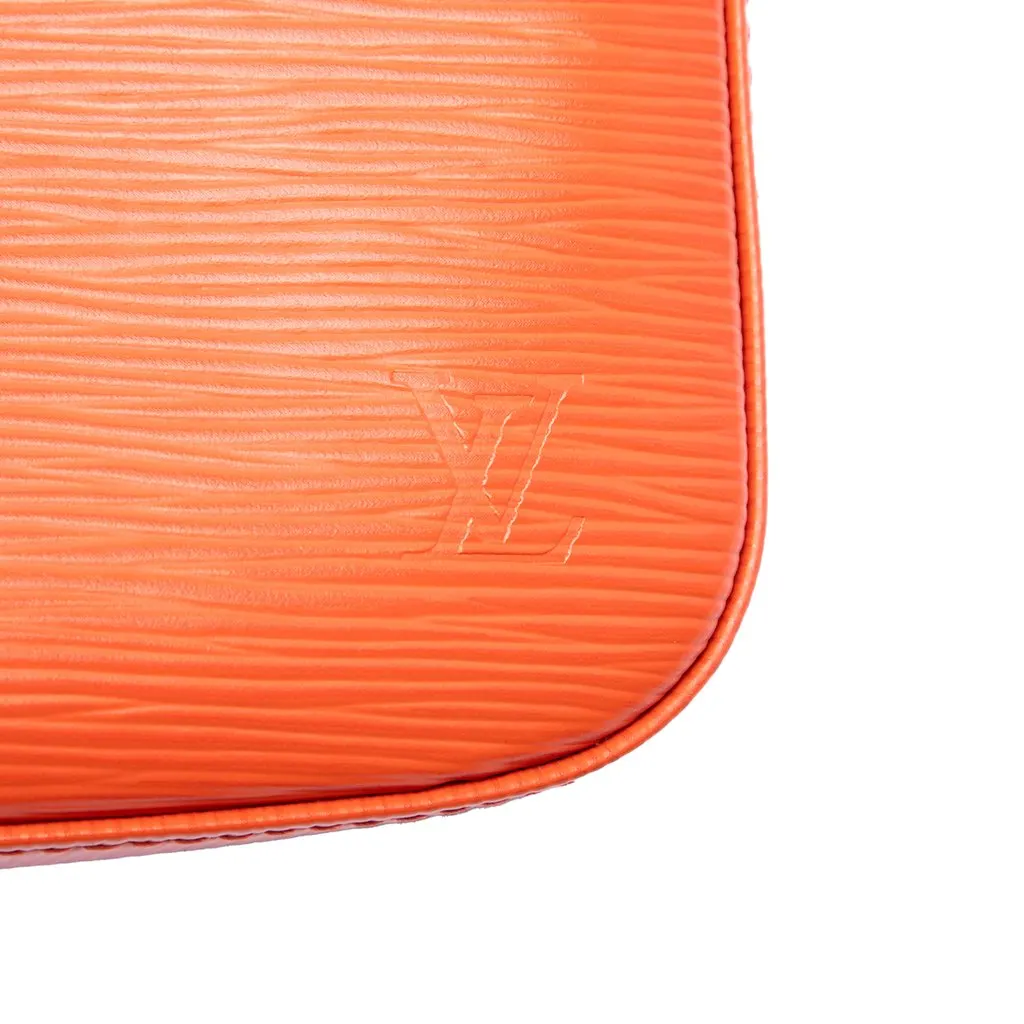 Louis Vuitton Epi Pochette Accessoires Orange Leather Good - Box View