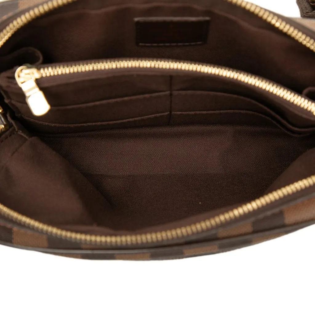 Louis Vuitton Damier Ebene Brooklyn Bum Bag Brown Canvas Very good - Model View