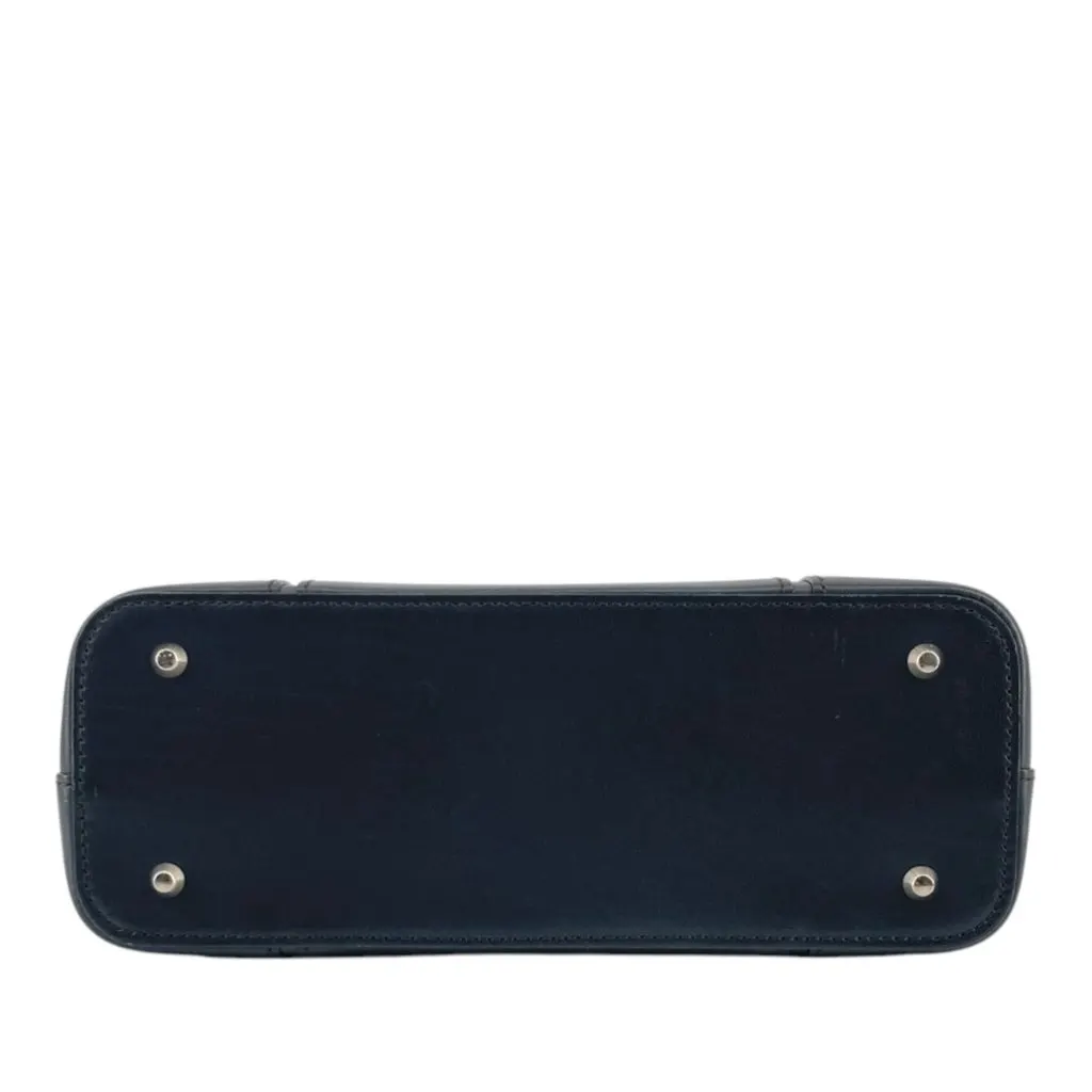 Burberry Leather Handbag Black Leather Good - Model View