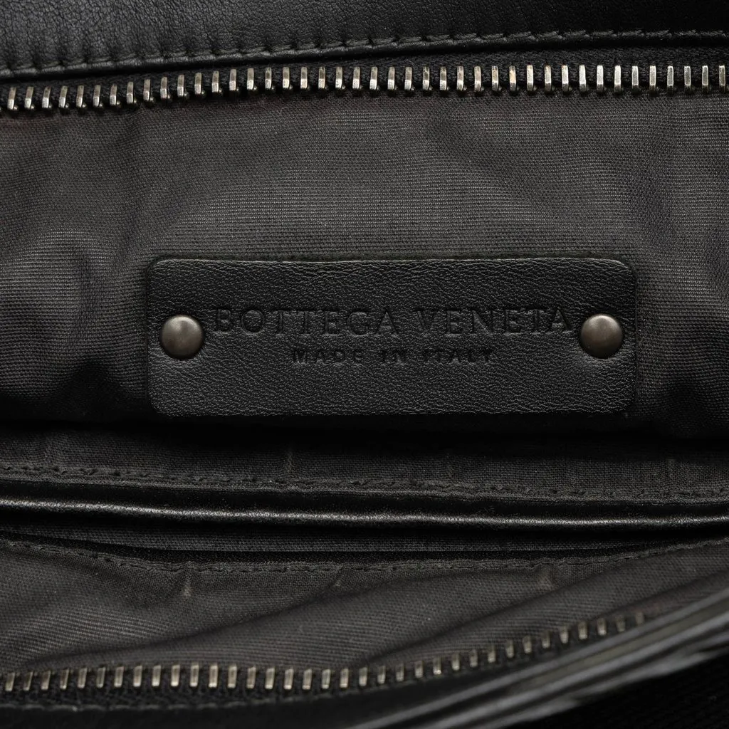 Bottega Veneta Nappa Intrecciato VN Crossbody Black Leather Very good - Box View