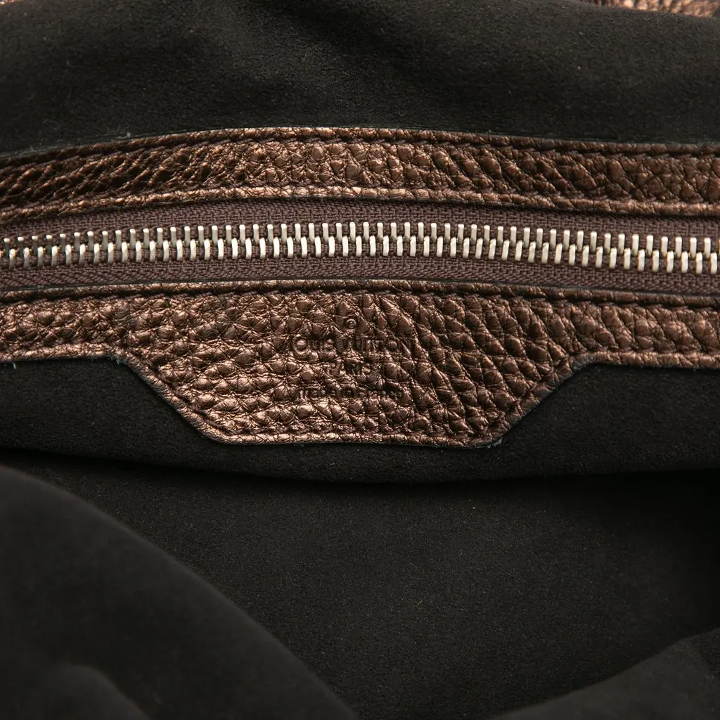 Louis Vuitton Monogram Mahina XL Brown Leather Very good - Box View