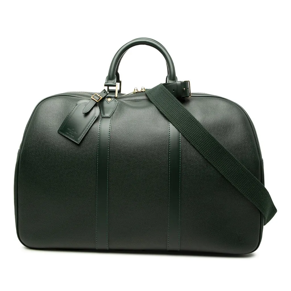 Louis Vuitton Taiga Kendall PM Green Leather Very good - Front View