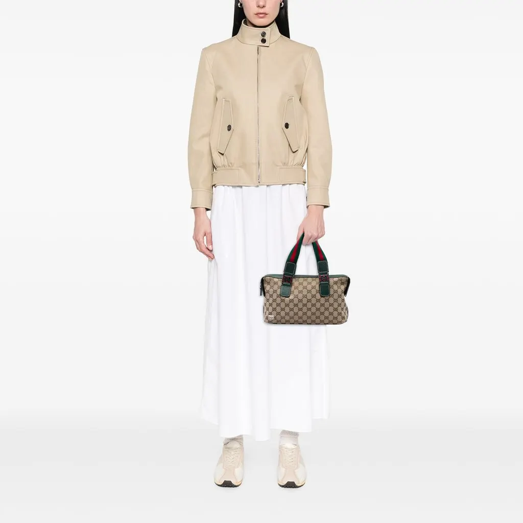 Gucci GG Canvas Web Pop Handbag Beige Canvas Very good - Box View