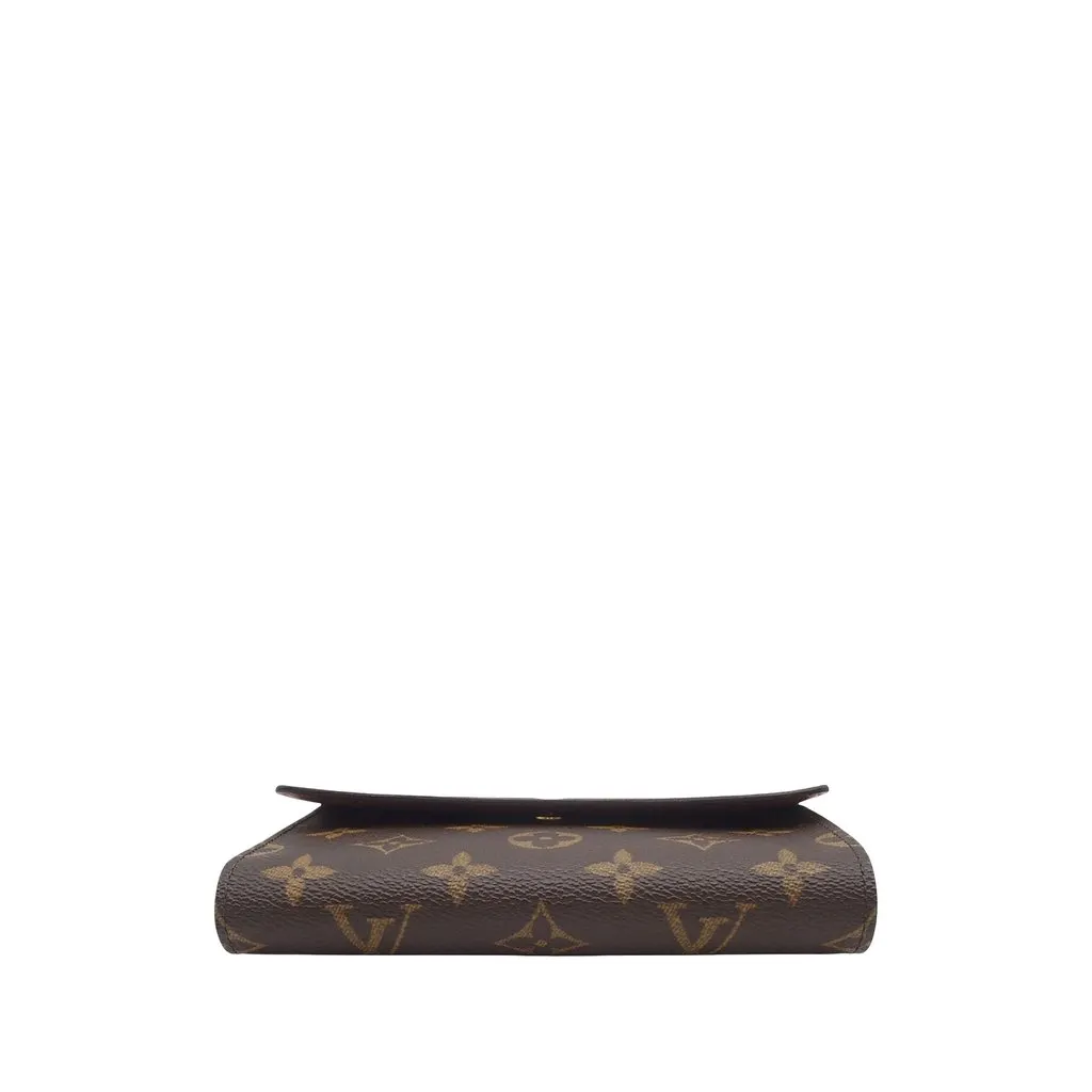 Louis Vuitton Monogram Porte Tresor Etui Papiers Wallet Brown Very good - Inside View
