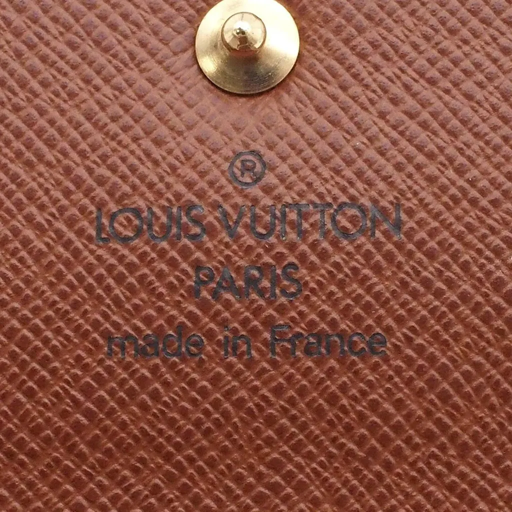 Louis Vuitton Monogram Porte Tresor Etui Papiers Wallet Brown Very good - Box View