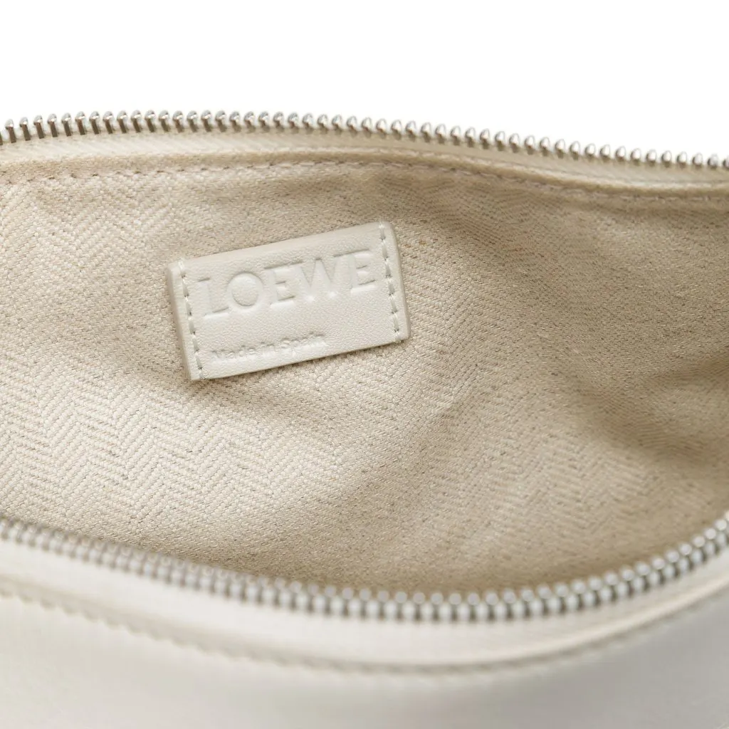 Loewe Mini Leather Hammock Hobo White Leather Very good - Box View