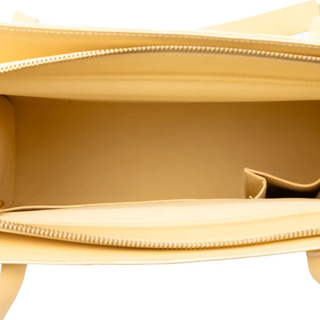 Louis Vuitton Epi Croisette PM Yellow Leather Good - Model View