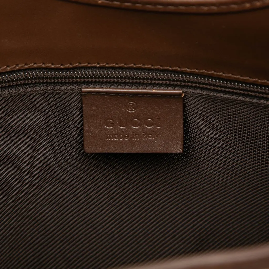 Gucci GG Canvas Jackie Bardot Shoulder Bag Brown Canvas Very good - Box View