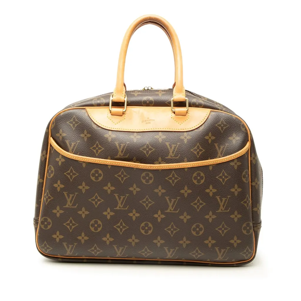 Louis Vuitton Monogram Deauville Brown Canvas Good - Front View