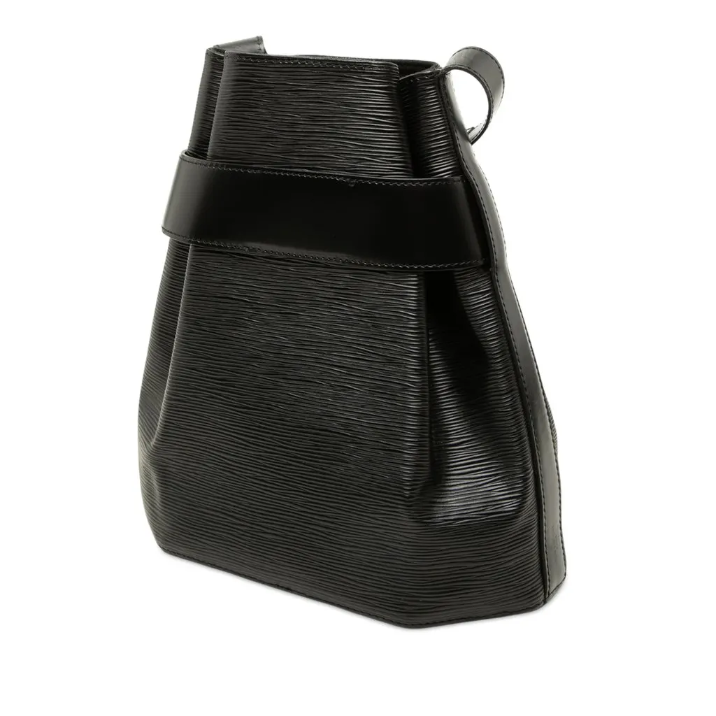 Louis Vuitton Epi Sac D Epaule PM Black Leather Very good - Back View