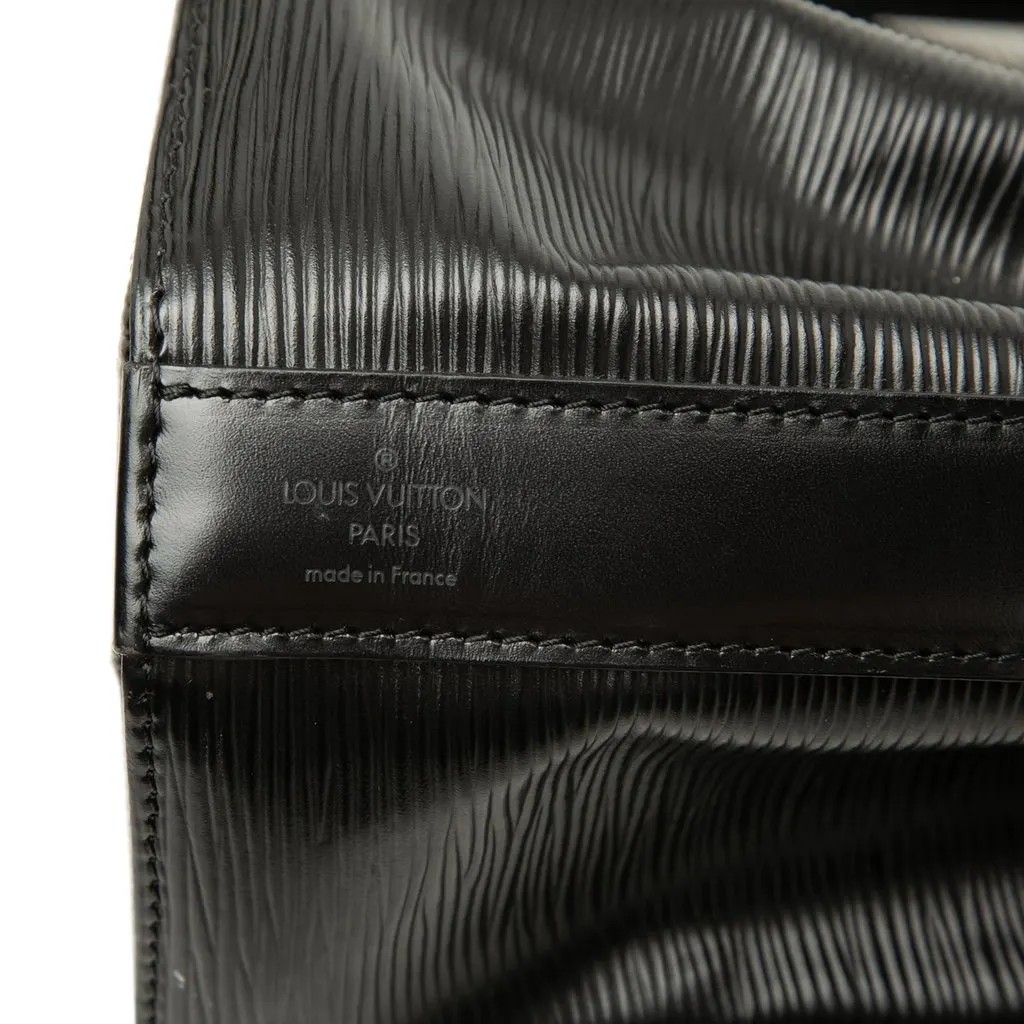 Louis Vuitton Epi Sac D Epaule PM Black Leather Very good - Box View