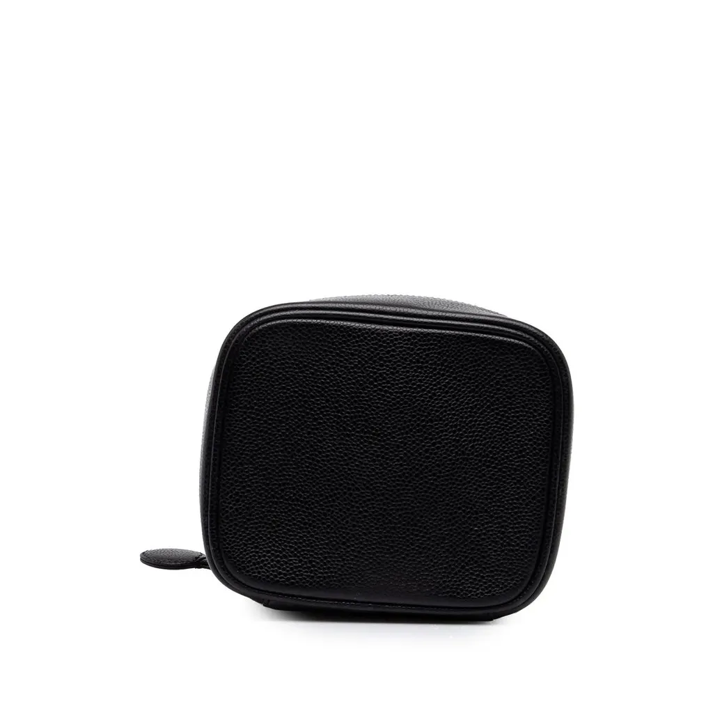 Chanel CC Caviar Vanity Bag Black Leather Very good - Inside View