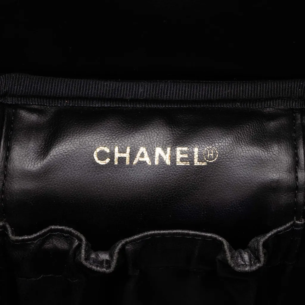 Chanel CC Caviar Vanity Bag Black Leather Very good - Box View