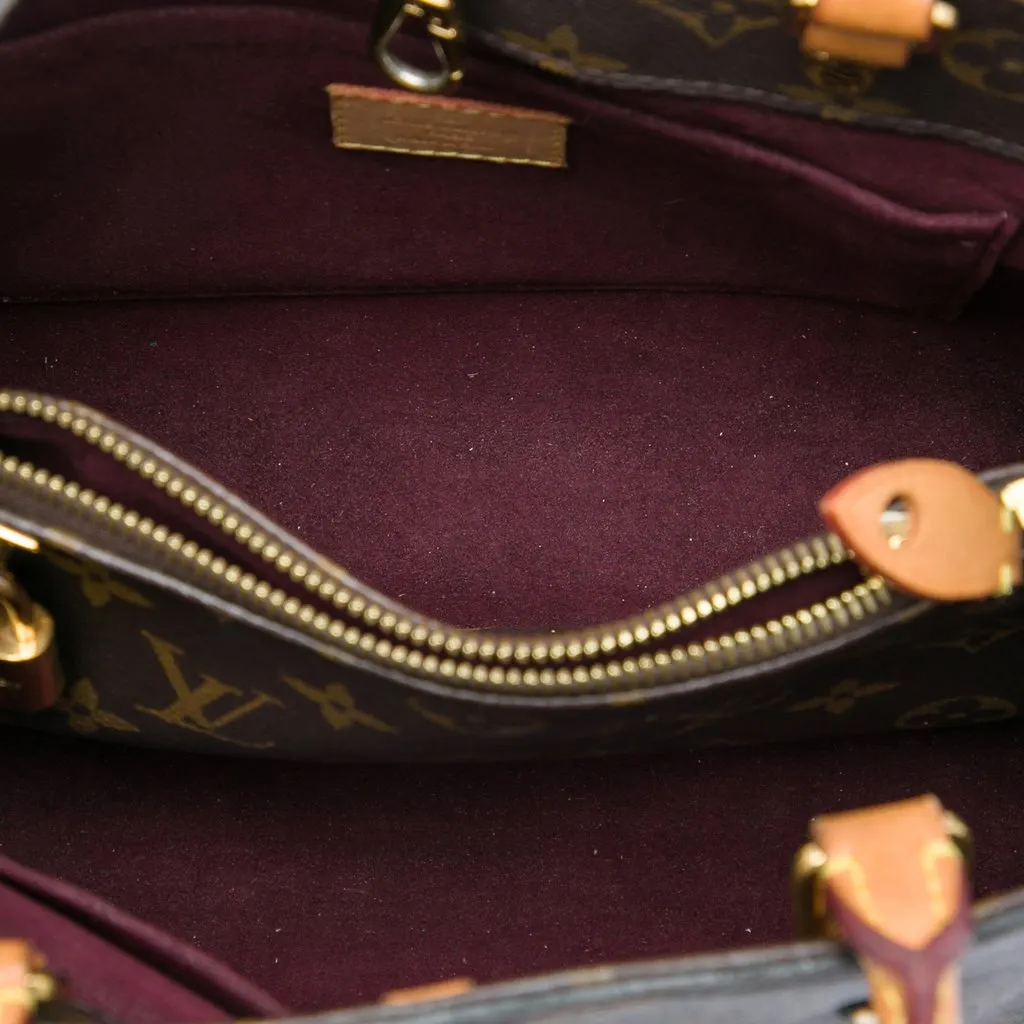Louis Vuitton Monogram Montaigne MM Brown Canvas Good - Model View