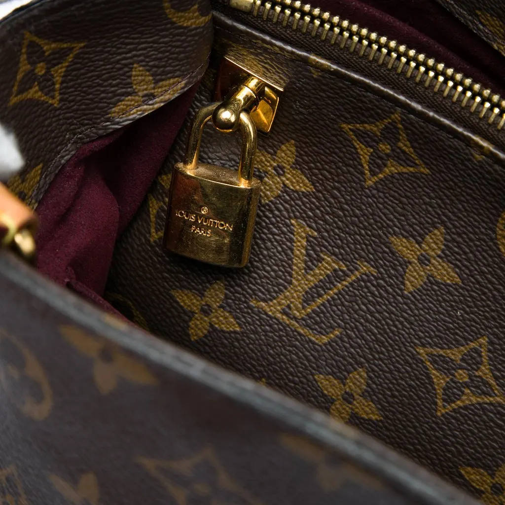 Louis Vuitton Monogram Montaigne MM Brown Canvas Good - Box View