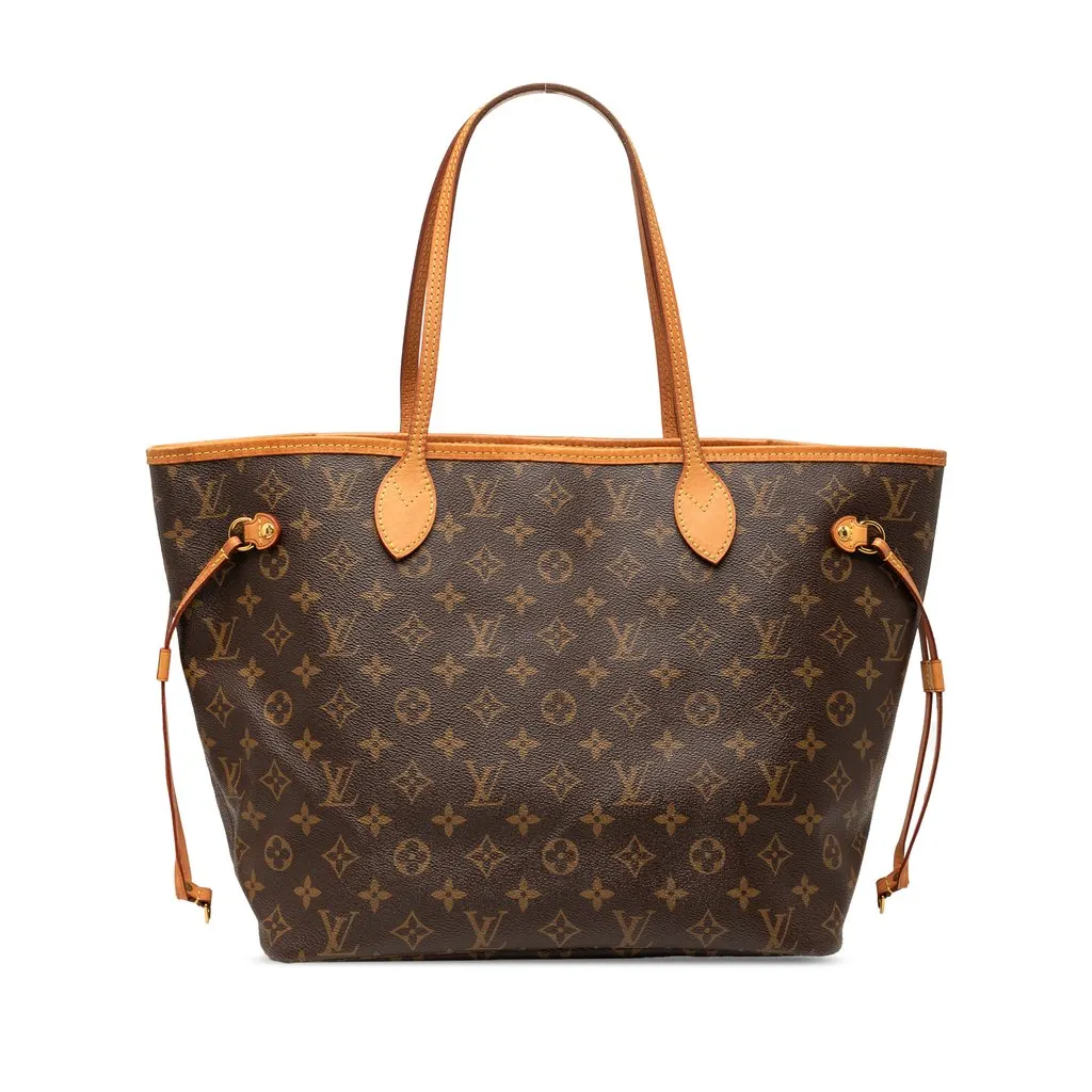 Louis Vuitton Monogram Neverfull MM Brown Very good - Front View