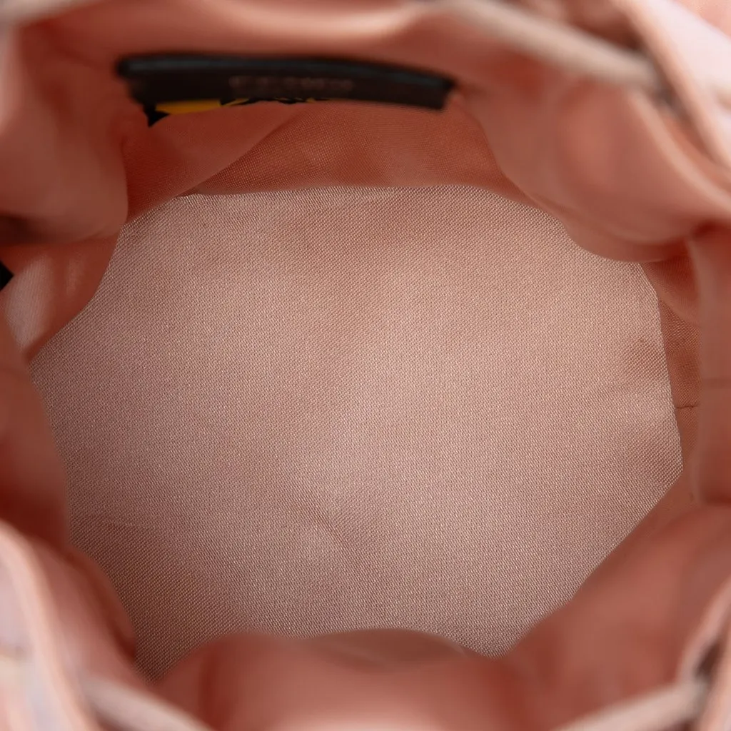 Fendi Mini Satin Mon Tresor Bucket Bag Pink Very good - Model View