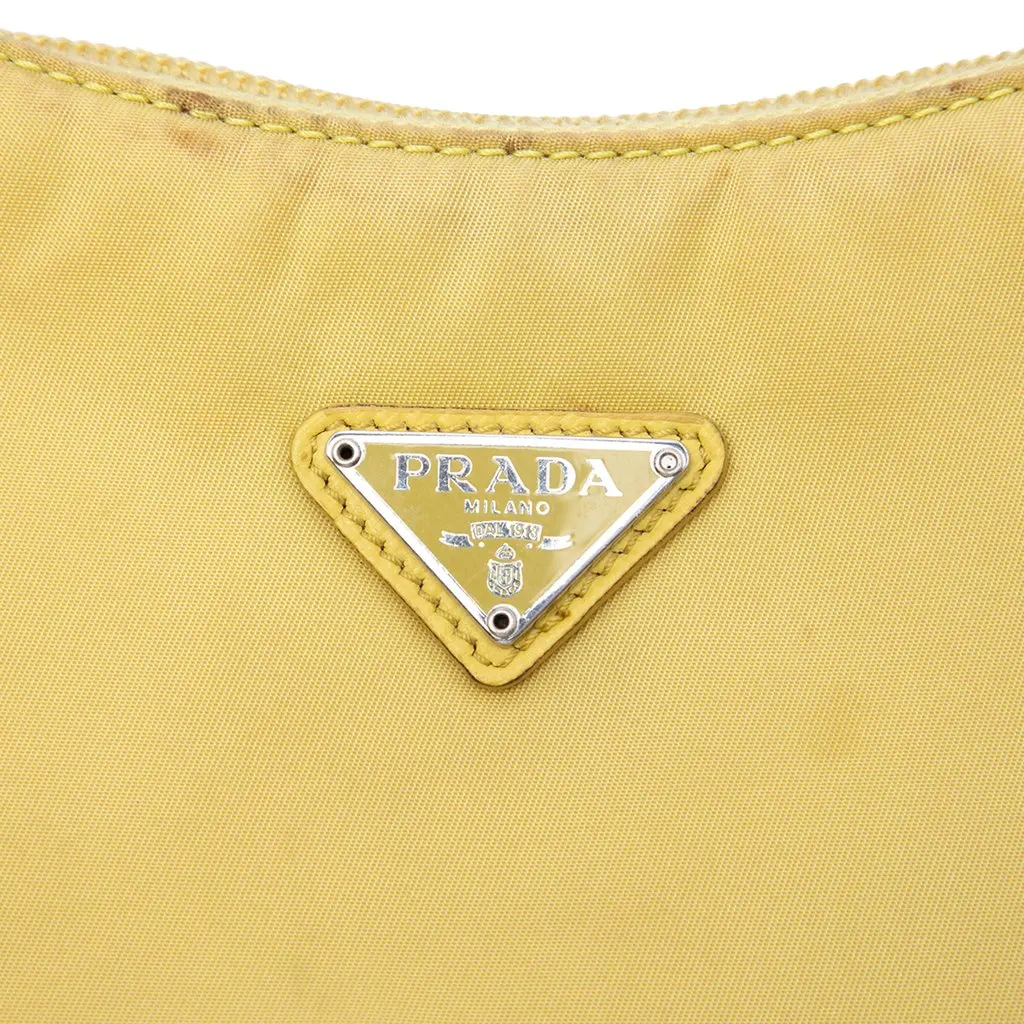 Prada Mini Tessuto Re Edition 2000 Shoulder Bag Yellow Polyamide Very good - Box View
