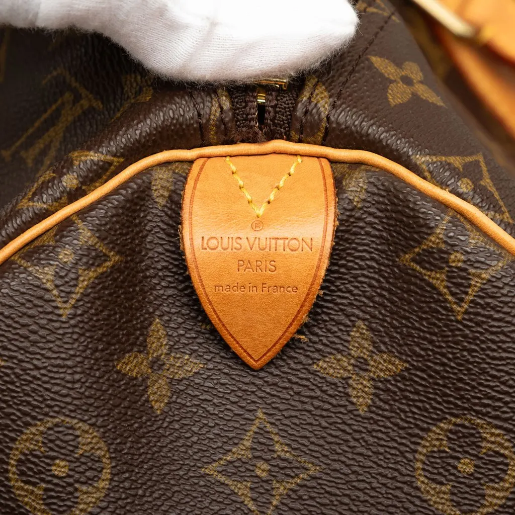 Louis Vuitton Monogram Keepall 55 Brown Canvas Very good - Box View