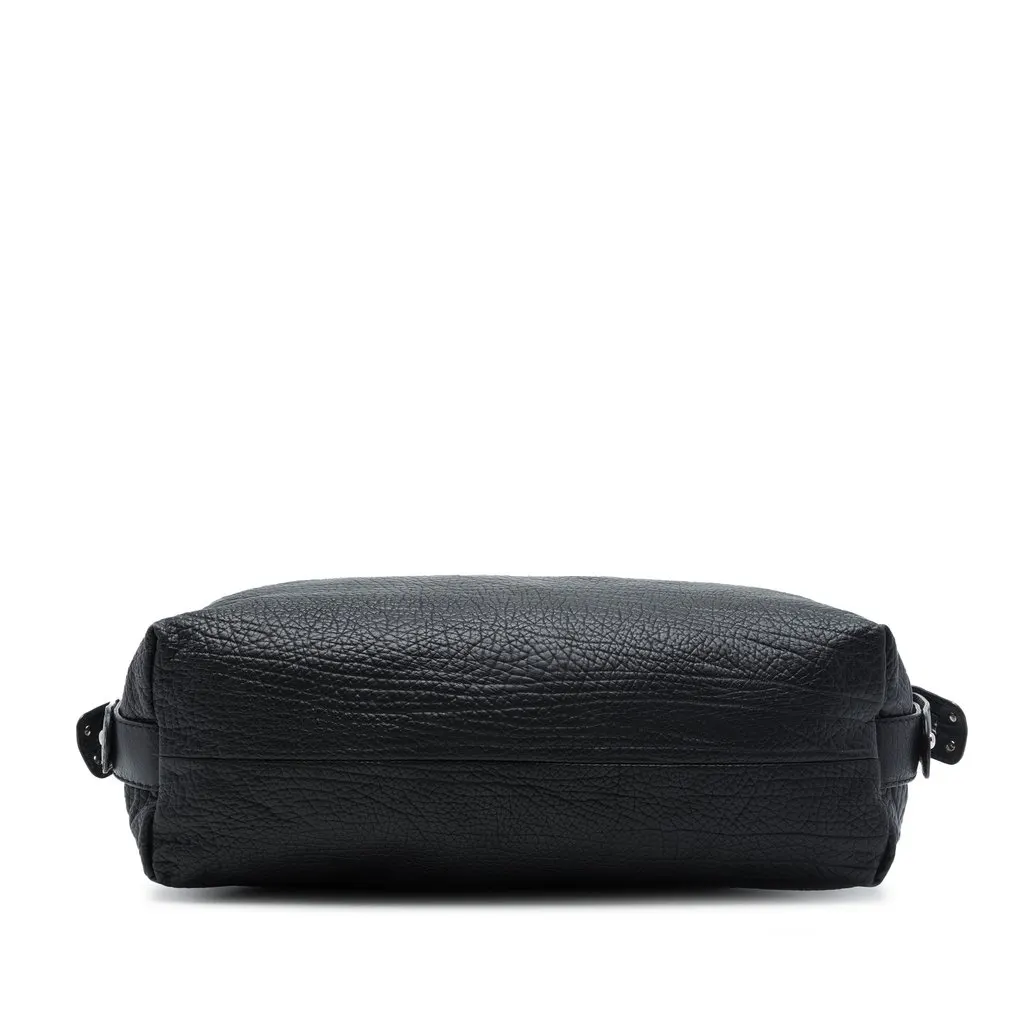 Gucci Medium Calfskin Bamboo Bar Tote Black Leather Good - Inside View