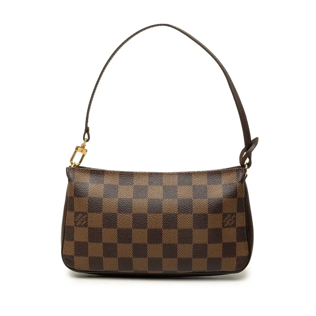 Louis Vuitton Damier Ebene Navona Brown Canvas Good - Front View