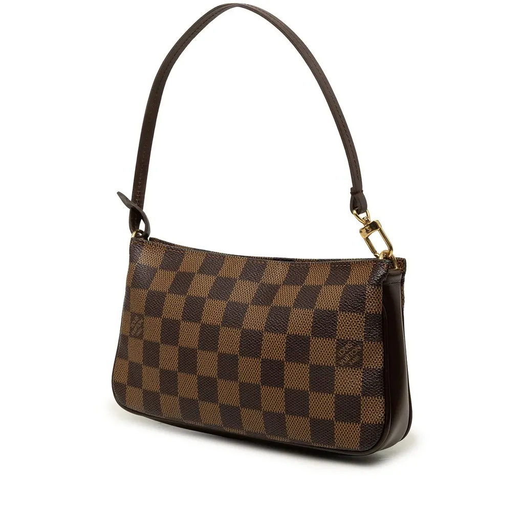 Louis Vuitton Damier Ebene Navona Brown Canvas Good - Back View