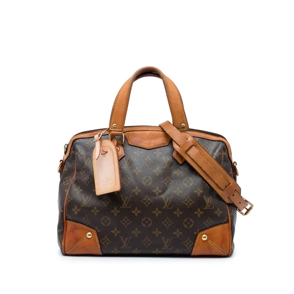 Louis Vuitton Monogram Retiro PM Brown Very good - Front View