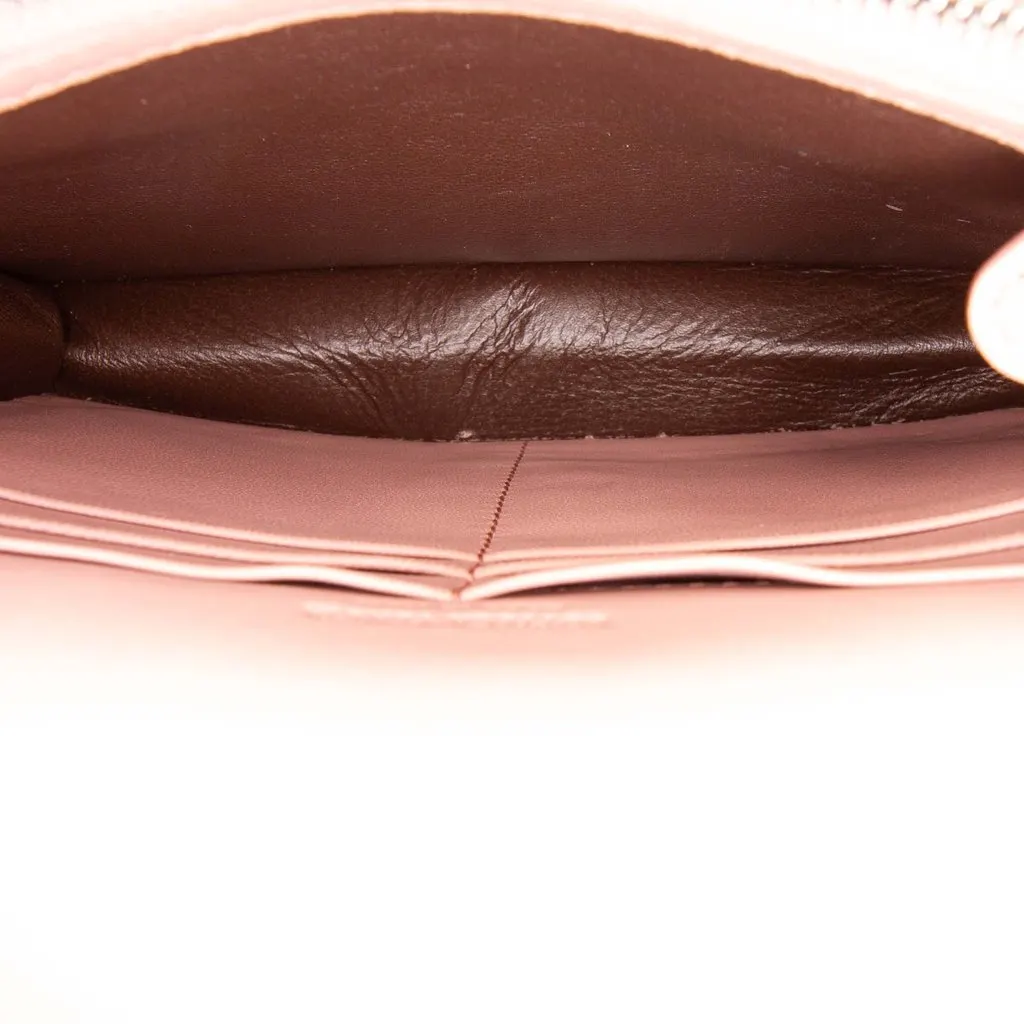 Bottega Veneta Nappa Intrecciato Wallet on Chain Brown Leather Good - Model View