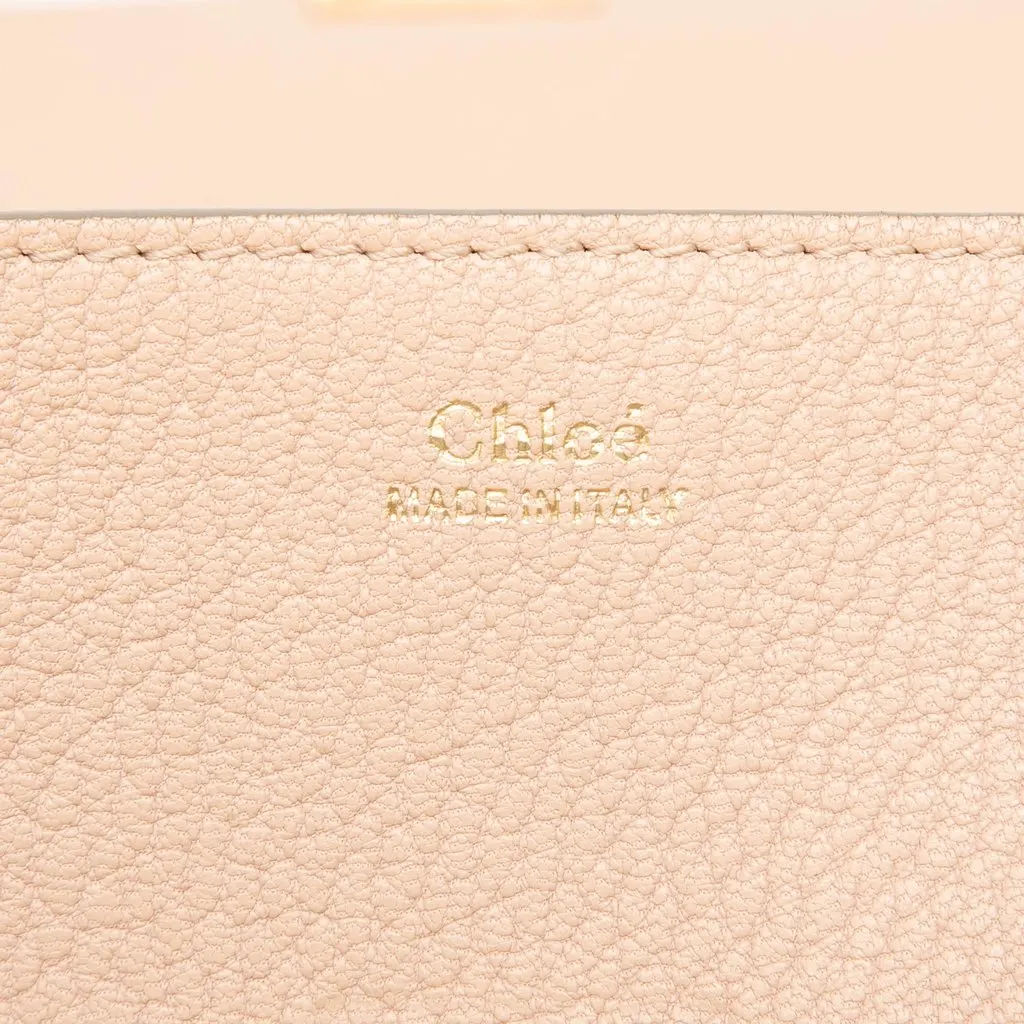 Chloé Small Leather Drew Crossbody Pink Leather Good - Box View