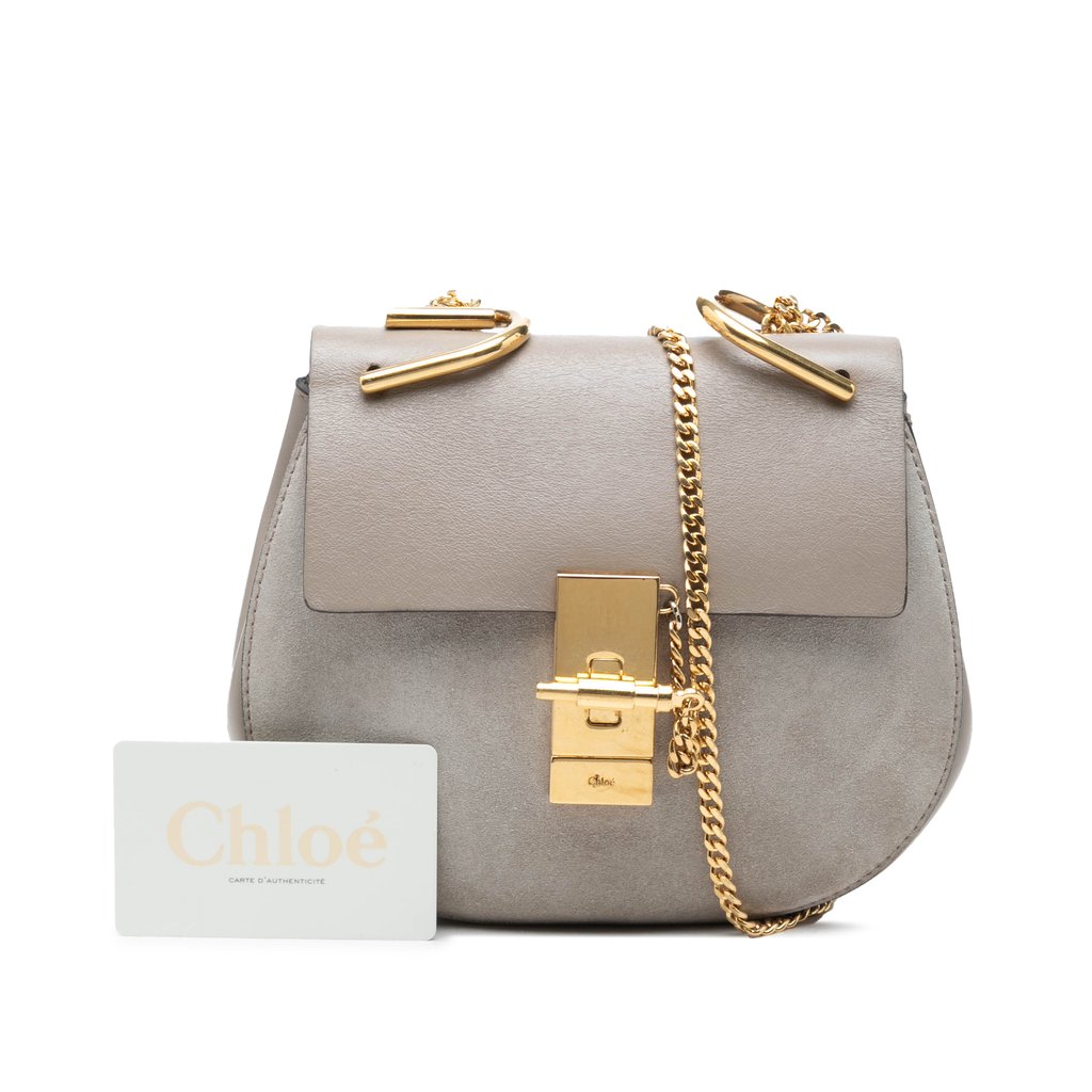 Chloé Mini Bicolor Suede and Calfskin | Libas Collective