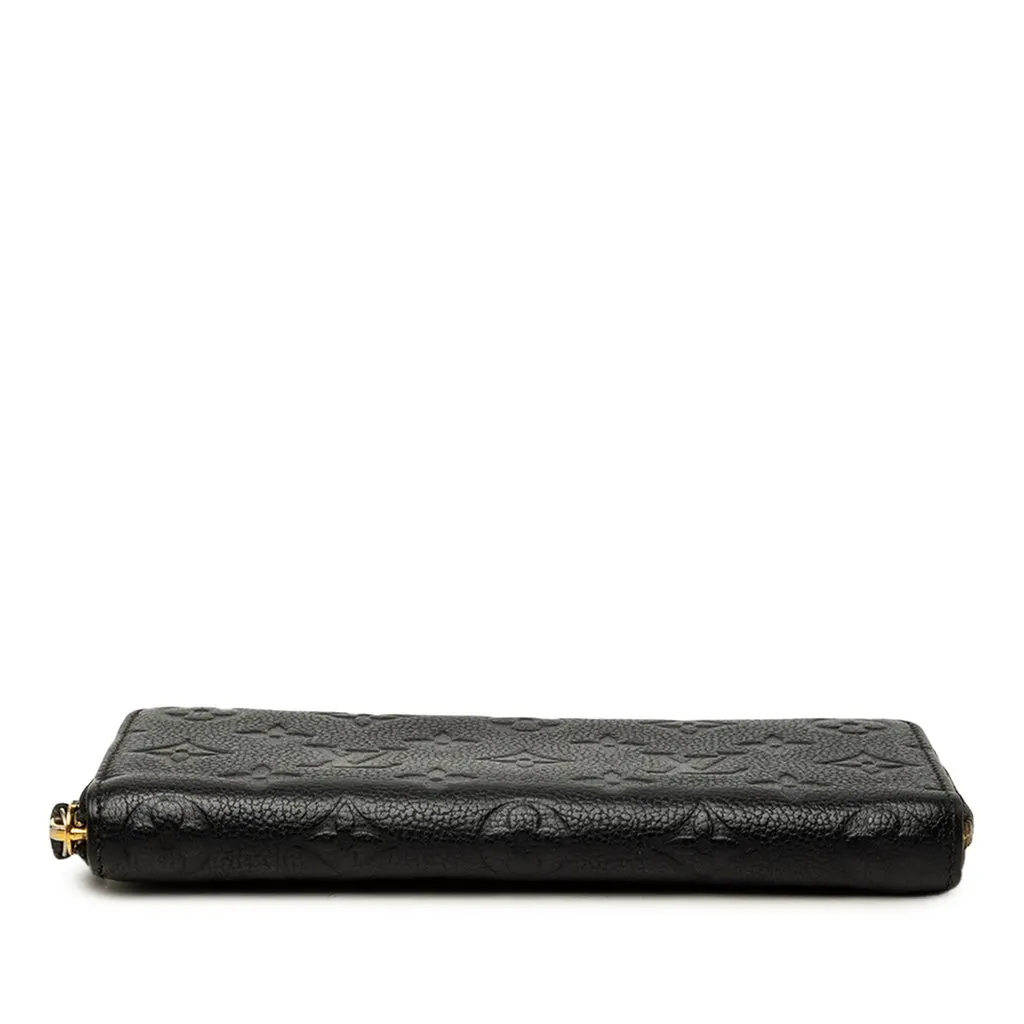Louis Vuitton Monogram Empreinte Zippy Long Wallet Black Leather Very good - Inside View