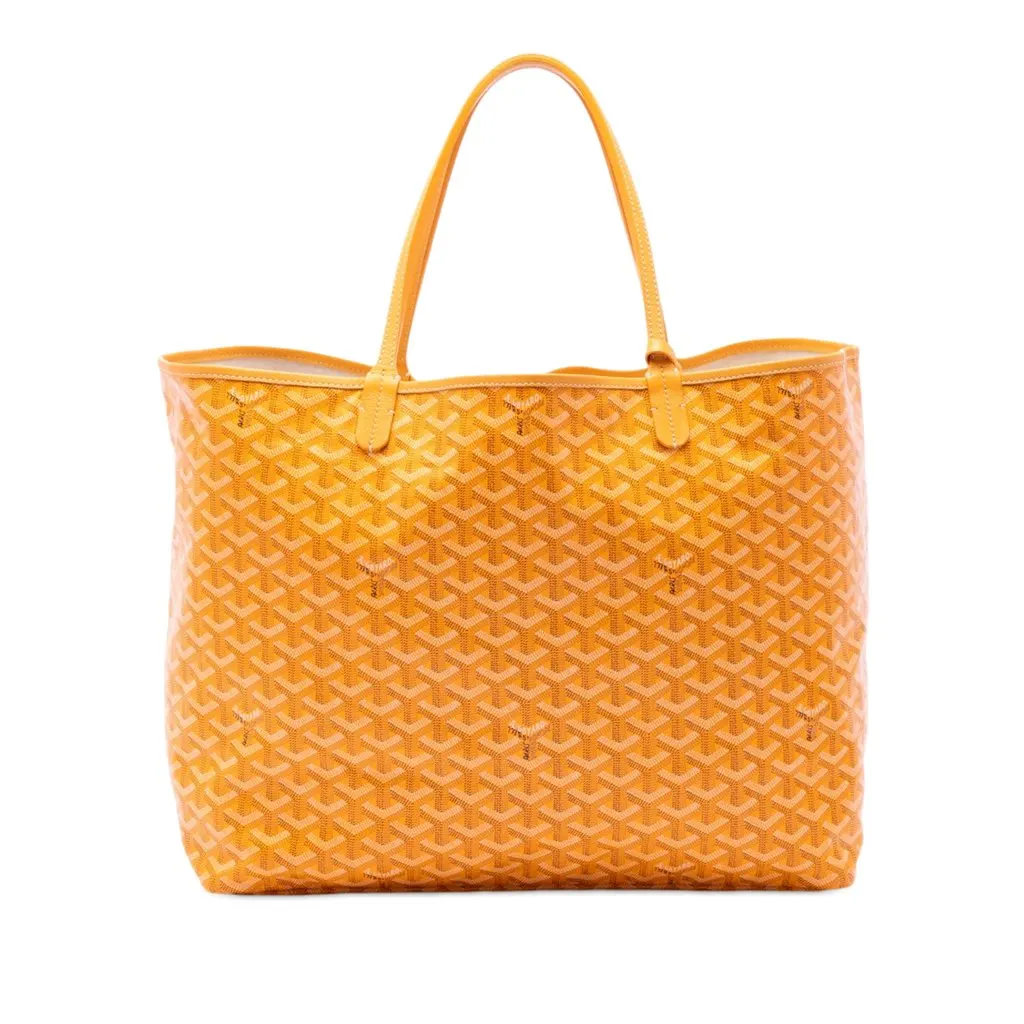 Goyard Goyardine Saint Louis GM Yellow Very good - Front View