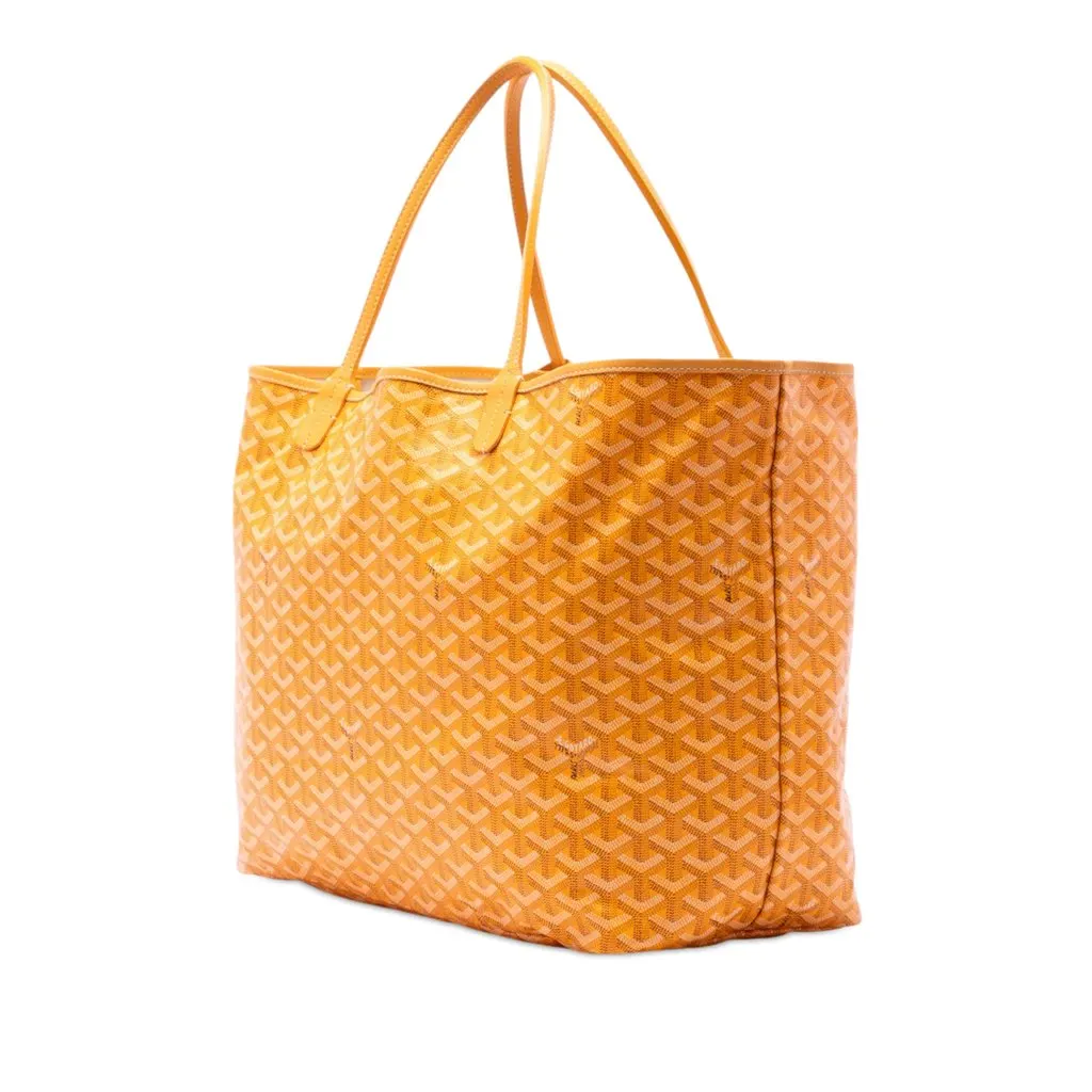 Goyard Goyardine Saint Louis GM Yellow Very good - Back View