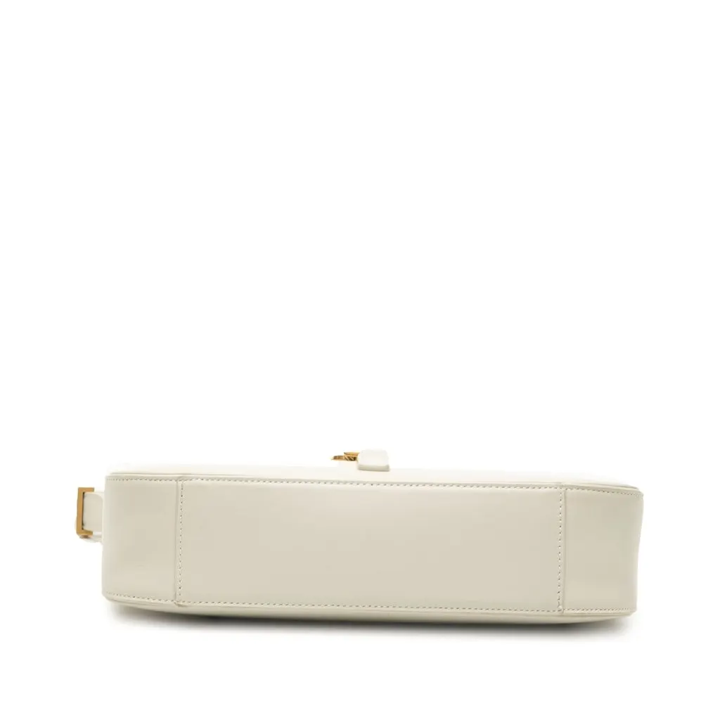 Saint Laurent Smooth Calfskin Le 5 a 7 White Leather Very good - Inside View